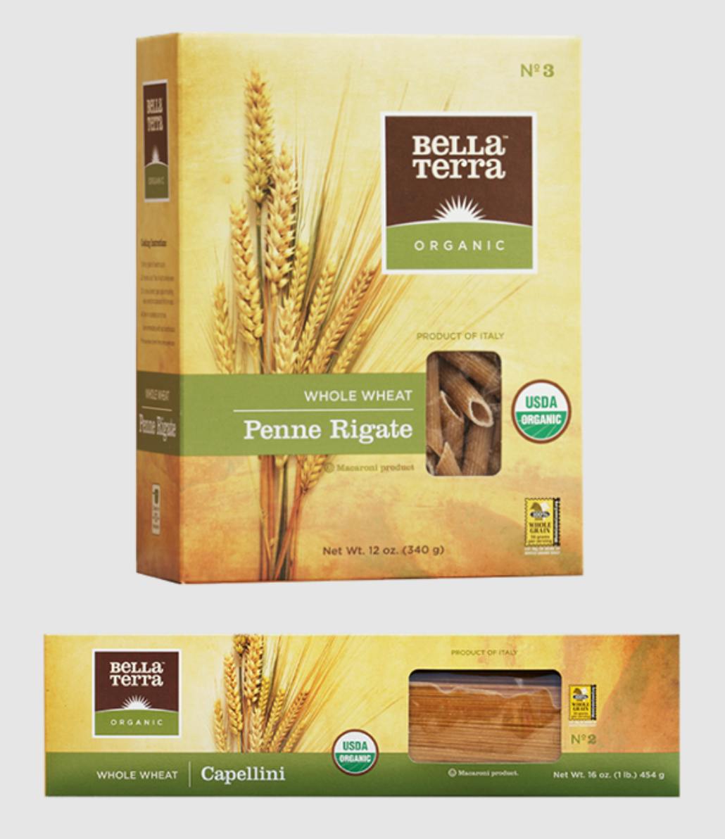 New Bella Terra packaging