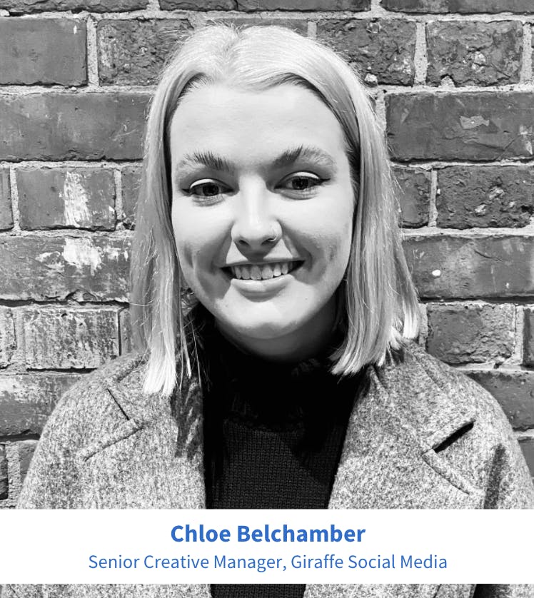 Chloe Belchamber, Giraffe Social Media