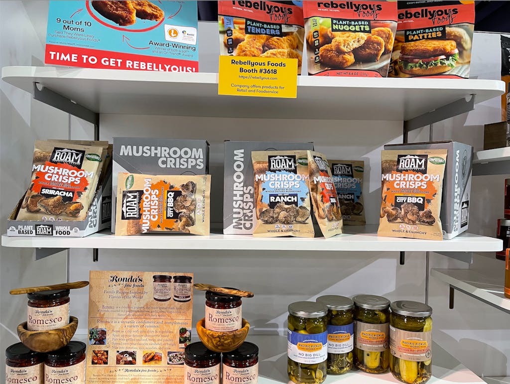 Mushroom products spotted at the show