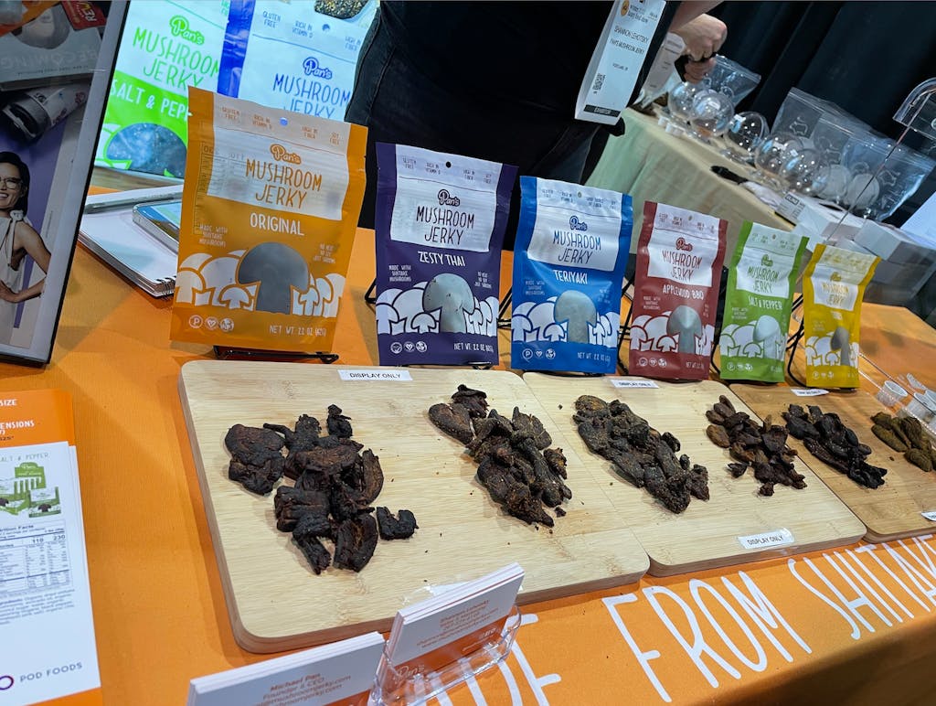 Mushroom products spotted at the show